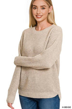 Basic Waffle Sweater