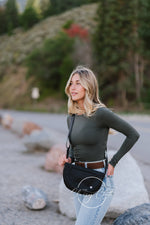 Margot Moon Belt Bag - Black RTS