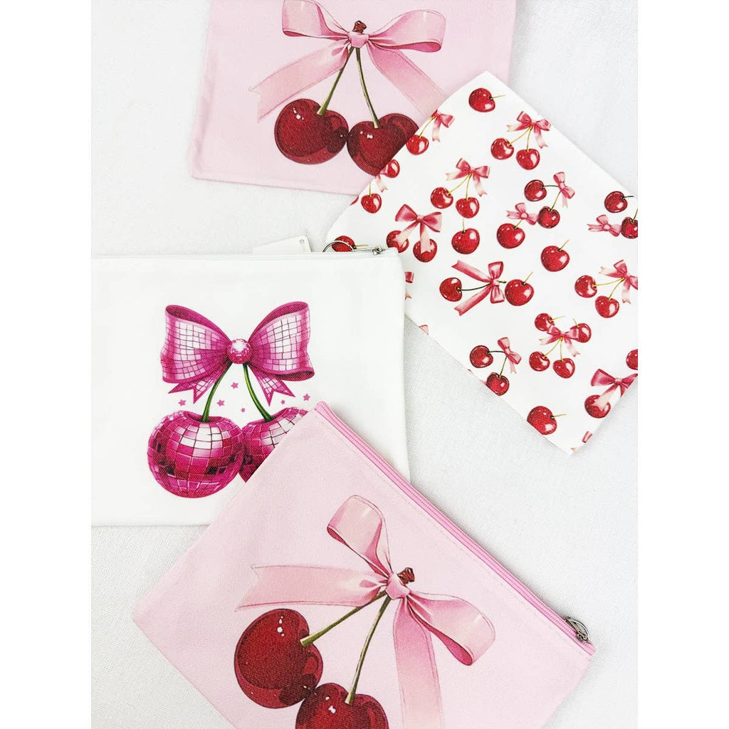 Cherry Design Printed Coin Purse