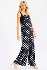 Polka Dot Wide Leg Jumpsuit J6359