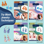 Texture Clay Earrings - Adult Craft Kit Makes 3 Pairs