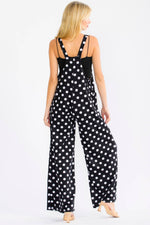 Polka Dot Wide Leg Jumpsuit J6359