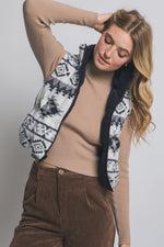 Reversible Corduroy Puffer Vest