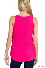 Flowy Hem Sleeveless Tank
