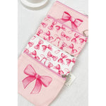 Bow Design Printed Coin Purse