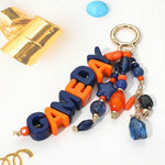 GAMEDAY Star Beads Beaded Drop Keychain Bag Charm