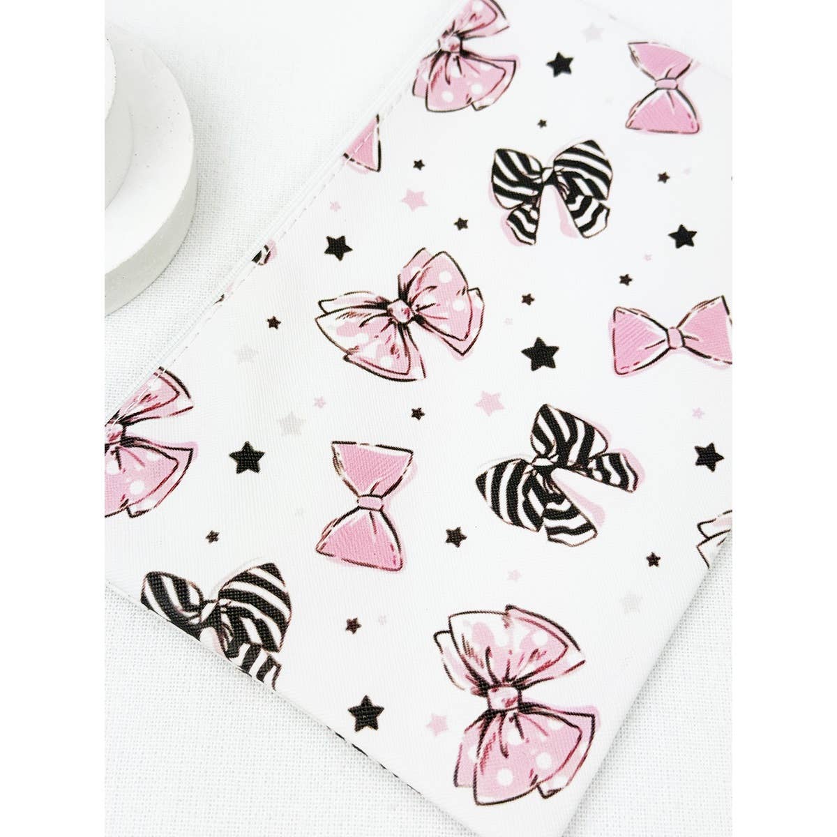 Adorable Bow Theme Coin Purse with Key Ring