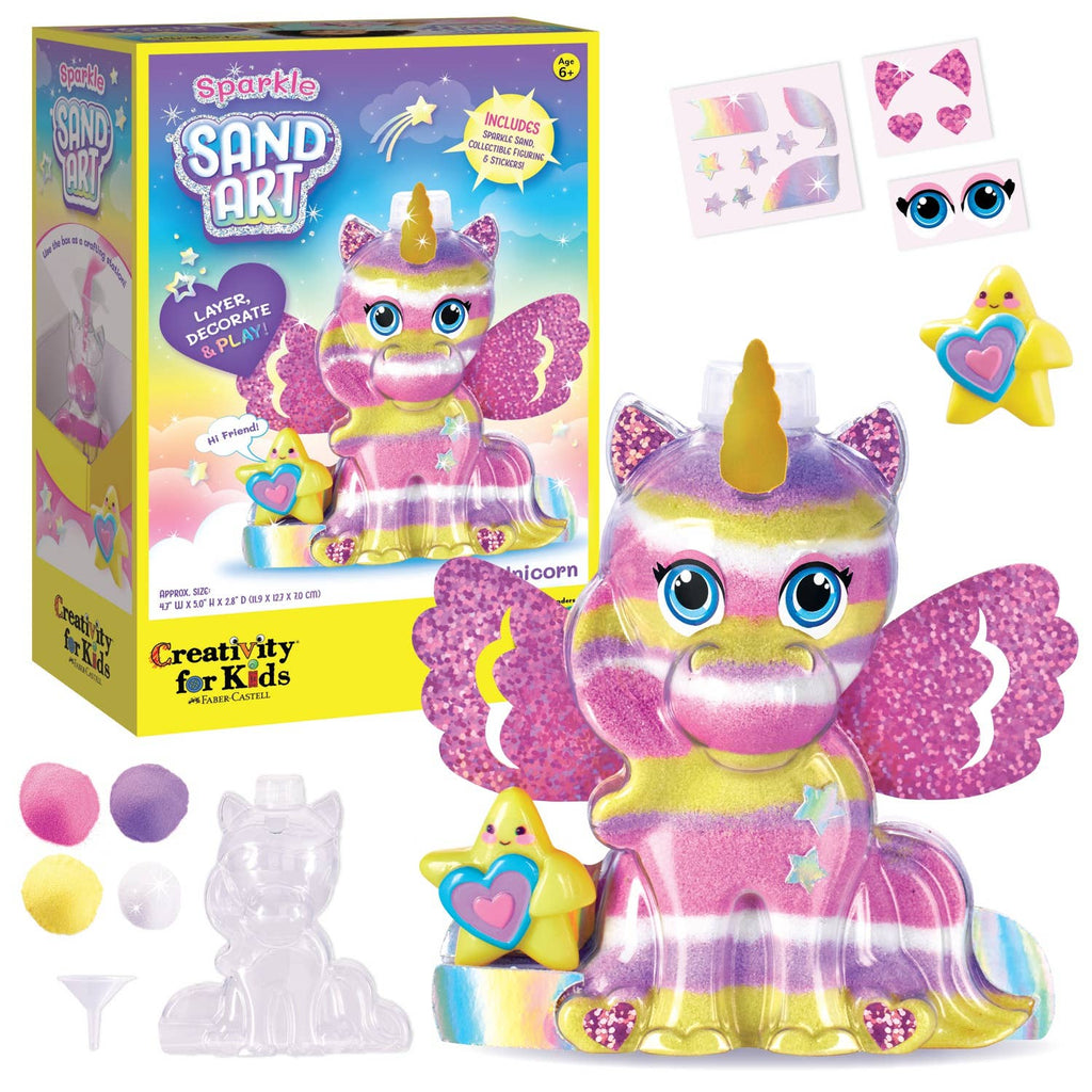 Sparkle Sand Art Unicorn DIY Craft Kit for Kids
