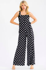 Polka Dot Wide Leg Jumpsuit J6359