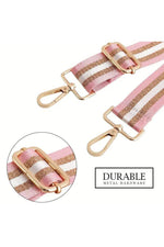 Game Day Striped Crossbody Shoulder Bag Strap