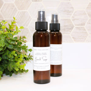 Beach Sage Linen Room Spray, 4 oz Odor Eliminating Formula