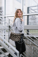Farah Fanny Pack Shldr Sling Bag - Tan Checkered RTS