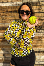 Throw Like A Girl Mesh Top