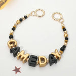 GAME DAY Letter Beaded Bag Charm Chain