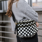 Farah Fanny Pack Shoulder Sling Bag - Checkered