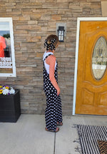 Polka Dot Wide Leg Jumpsuit J6359