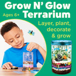 Grow N' Glow Terrarium DIY Craft Kit for Kids