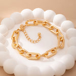 Bold Chunky Gold Link Bracelet | 80B1676
