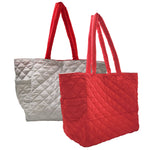 Large Reversible Nylon Tote- School Colors