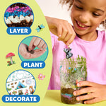 Grow N' Glow Terrarium DIY Craft Kit for Kids