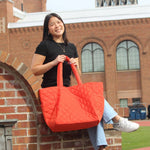 Large Reversible Nylon Tote- School Colors