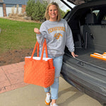 Large Reversible Nylon Tote- School Colors