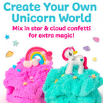 Sensory Mini Play Kit Jar with Cloud Clay: Unicorn Theme