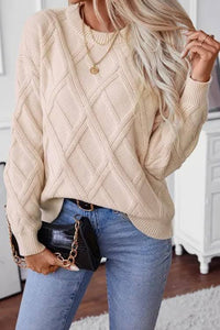 Diamond Textured Sweater