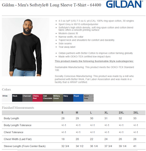 Revolution Long Sleeve Tee Gildan - Unisex