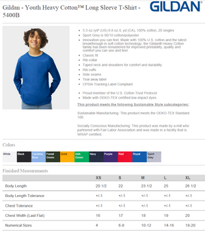 Revolution Long Sleeve Tee Gildan - Unisex