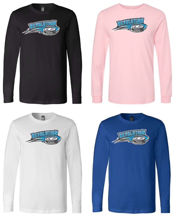 Revolution Long Sleeve Tee Bella&Canvas- Unisex - Puck Logo
