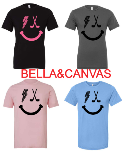 Smiley Hockey Design Adult