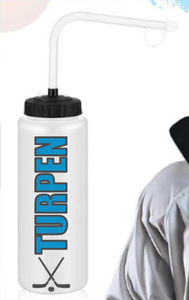 Liter Sports Water Bottle W/long Straw