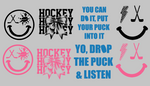 Bella&Canvas Sweatshirt - Yo Drop the puck and Listen and You can do it.