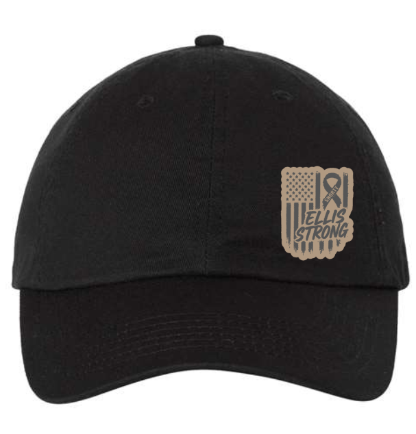Engraved Leather Patch Hat