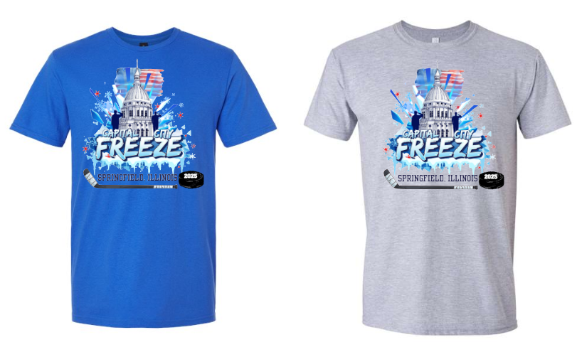 Freeze Hockey Tournament Gildan Tee Youth and Adult*Pickup at tournament*