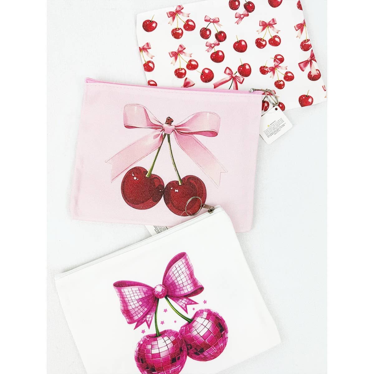 Cherry Design Printed Coin Purse