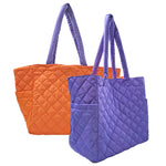 Large Reversible Nylon Tote- School Colors