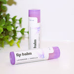 Lavender Vanilla Lip Balm, Natural Chapstick, Lips Smacker