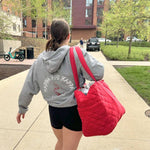 Large Reversible Nylon Tote- School Colors