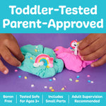 Sensory Mini Play Kit Jar with Cloud Clay: Unicorn Theme