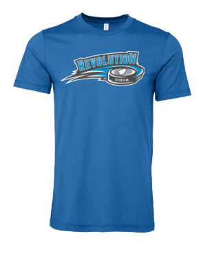 Revolution Short Sleeve Tee Bella Puck Logo