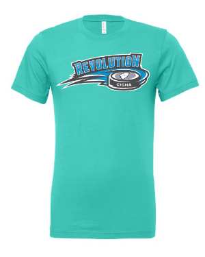 Revolution Short Sleeve Tee Bella Puck Logo