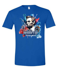 President's Day Hockey Tournament Short Sleeve Blue Tee *Pickup at tournament*