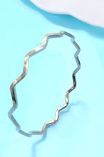 18K NON-TARNISH WATERPROOF STAINLESS STEEL BANGLE |40B5237