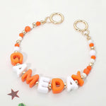 GAME DAY Letter Beaded Bag Charm Chain