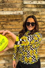 Throw Like A Girl Mesh Top