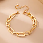 Bold Chunky Gold Link Bracelet | 80B1676