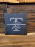 Engraved Slate Coaster Set (Set of 4) - Made to Order