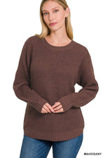 Basic Waffle Sweater